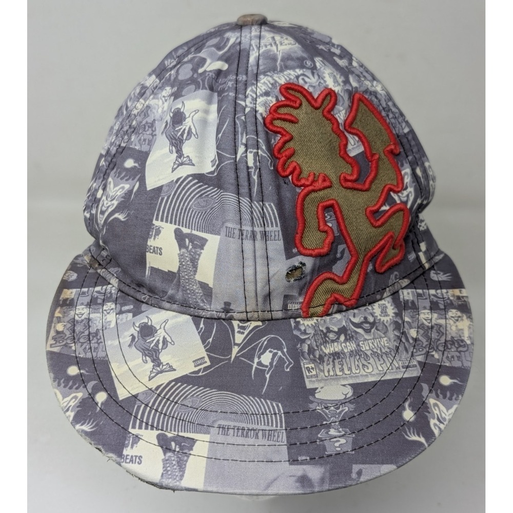 DAMAGED Vintage Insane Clown Posse Juggalo Dark Carnival Hat 2009 Hatchetman